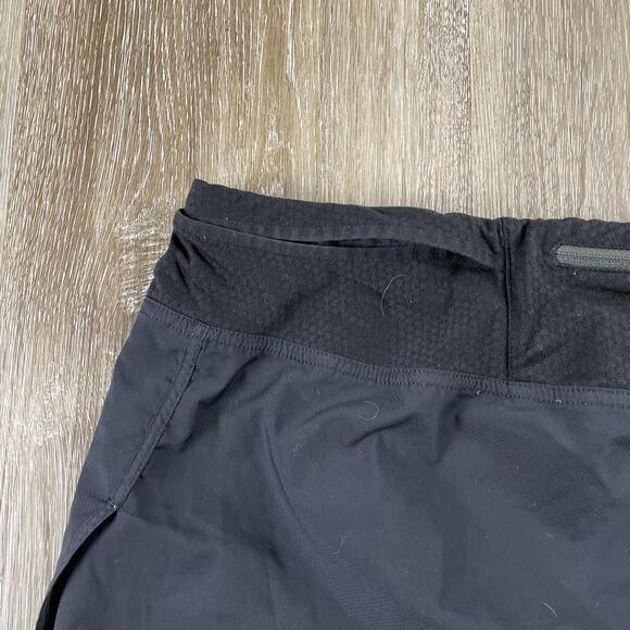 Patagonia Nine Trails Running Shorts Women’s XL Black Rear Pocket 24655 Trail - Picture 8 of 16
